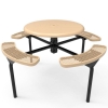 Picture of ELITE 46" Round Solid Top Polyethylene Nexus Table - 347 lbs.