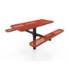 Picture of ELITE 6 ft. Rectangular Thermoplastic Polyethylene Coated Pedestal Picnic Table - Quick Ship - 238 lbs.