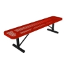 Picture of ELITE 6 Ft. Thermoplastic Polyethylene Coated Backless Players Bench - 63 lbs. - Quick ship