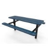 Picture of ELITE 8 ft. Thermoplastic Polyethylene Coated Double Pedestal Picnic Table - Quick Ship - 326 lbs.