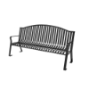 Picture of Elite Series 6 Ft. Skyline Thermoplastic Polyethylene Coated Bench with Arched Back - Quick ship
