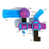 Picture of Cold Harbour Commons Commercial HOA Playground Equipment - Ages 2 to 12 Years