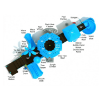 Picture of Romping Rhinoceros Commercial Park Playground Structure - Ages 2 to 12 Years